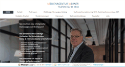 Desktop Screenshot of medienagentur-werner.de