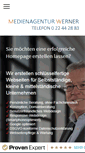 Mobile Screenshot of medienagentur-werner.de